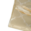 Classic Design Jacquard Beige Custom Christmas Decor Washable Polyester Table Cloth